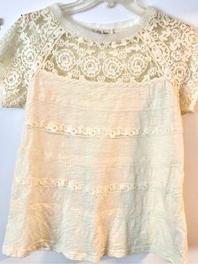 🔥Pastel yellow lace dress up top
